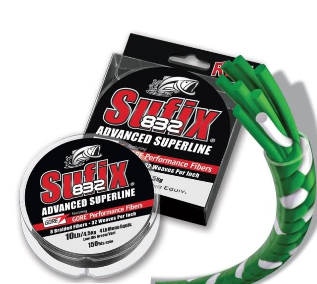 Sufix 832 Gore Advanced Superline mt. 250 mm. 0.24 lbs 39